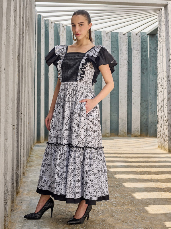 Elie Ruffle Maxi