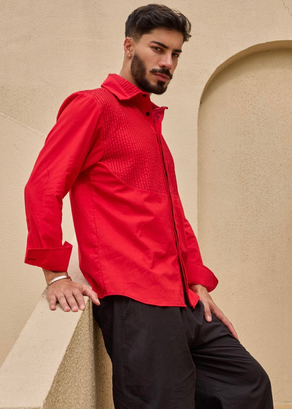 Red Pintex Shirt