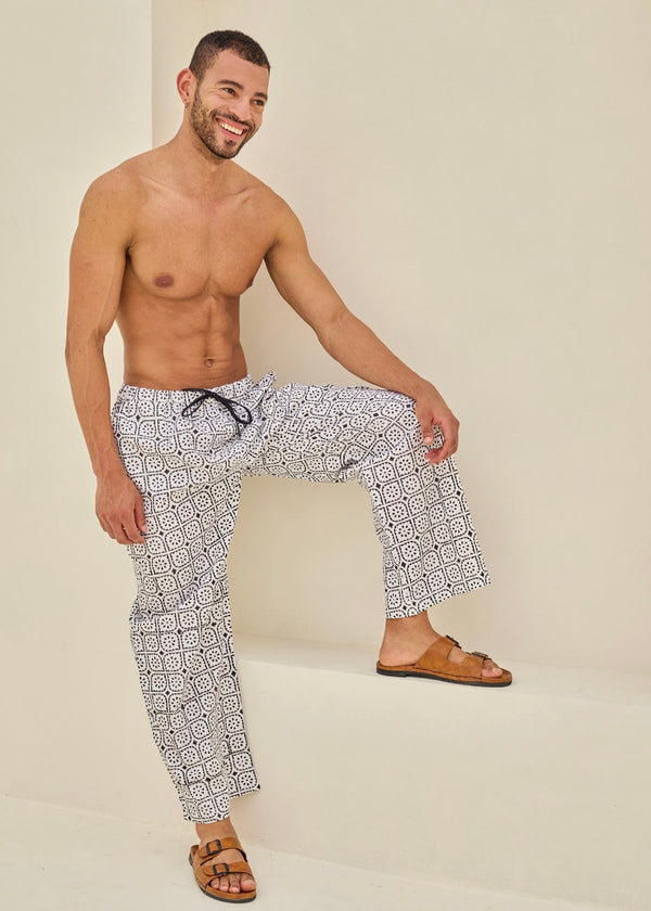 Mosaic Pull On Trouser