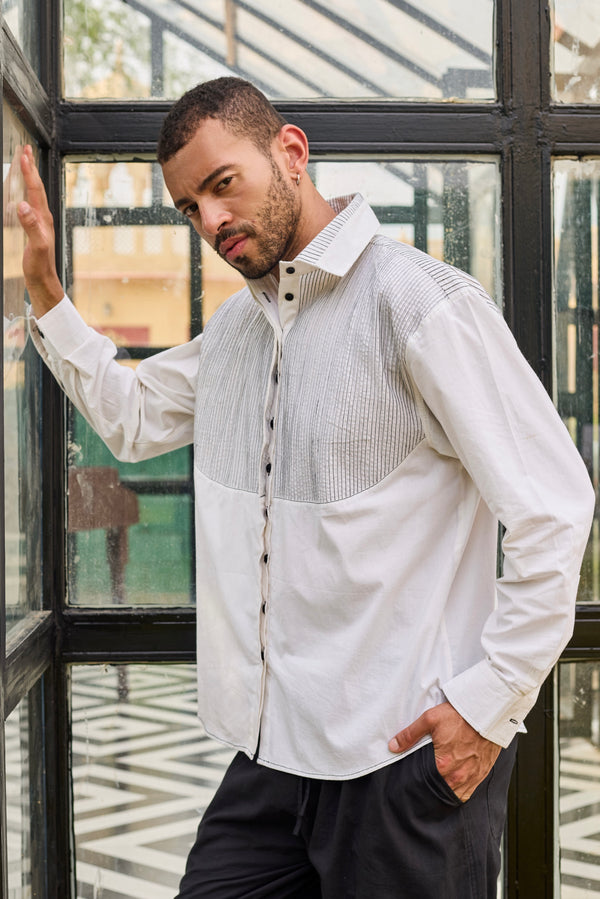 White Pintex Shirt
