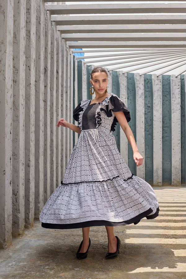 Elie Ruffle Maxi