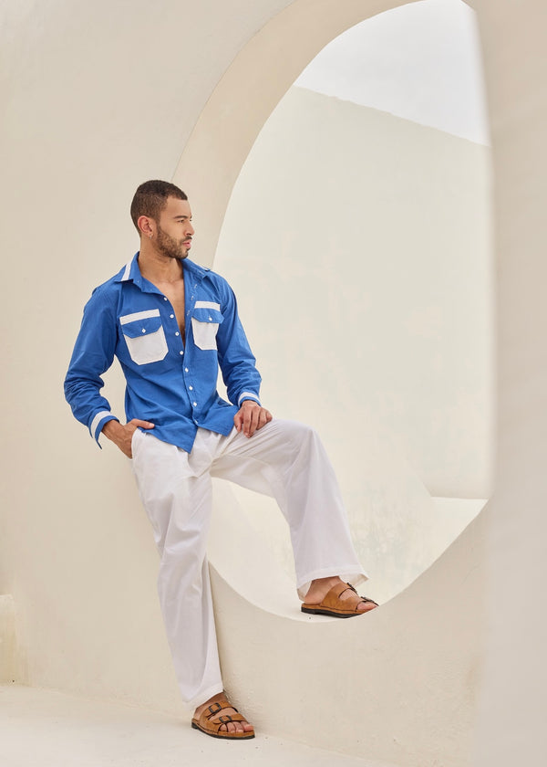 Blue Marco Co-Ord Set
